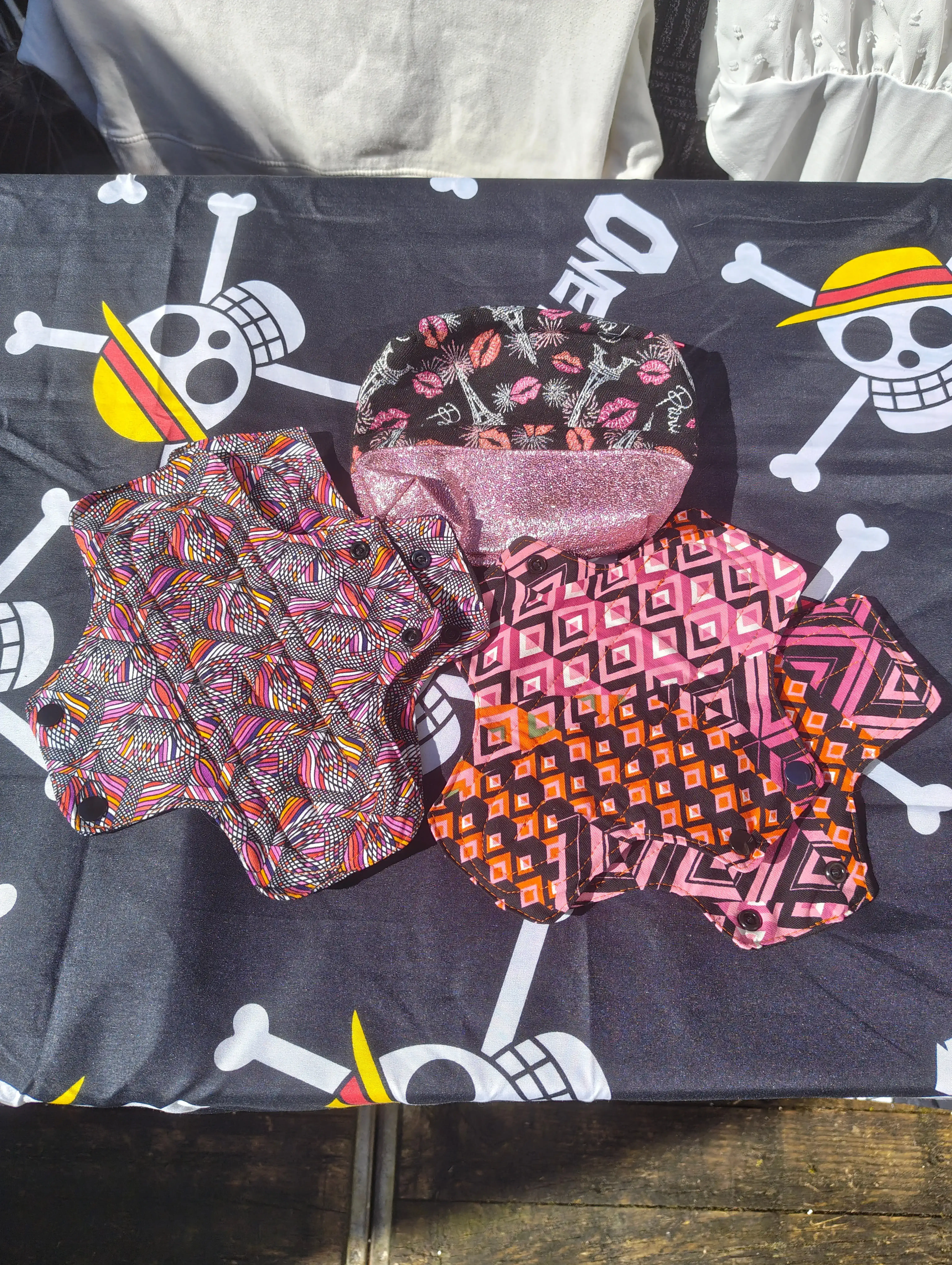 Serviettes hygiéniques lavables avec pochette offerte dès 10 pièces