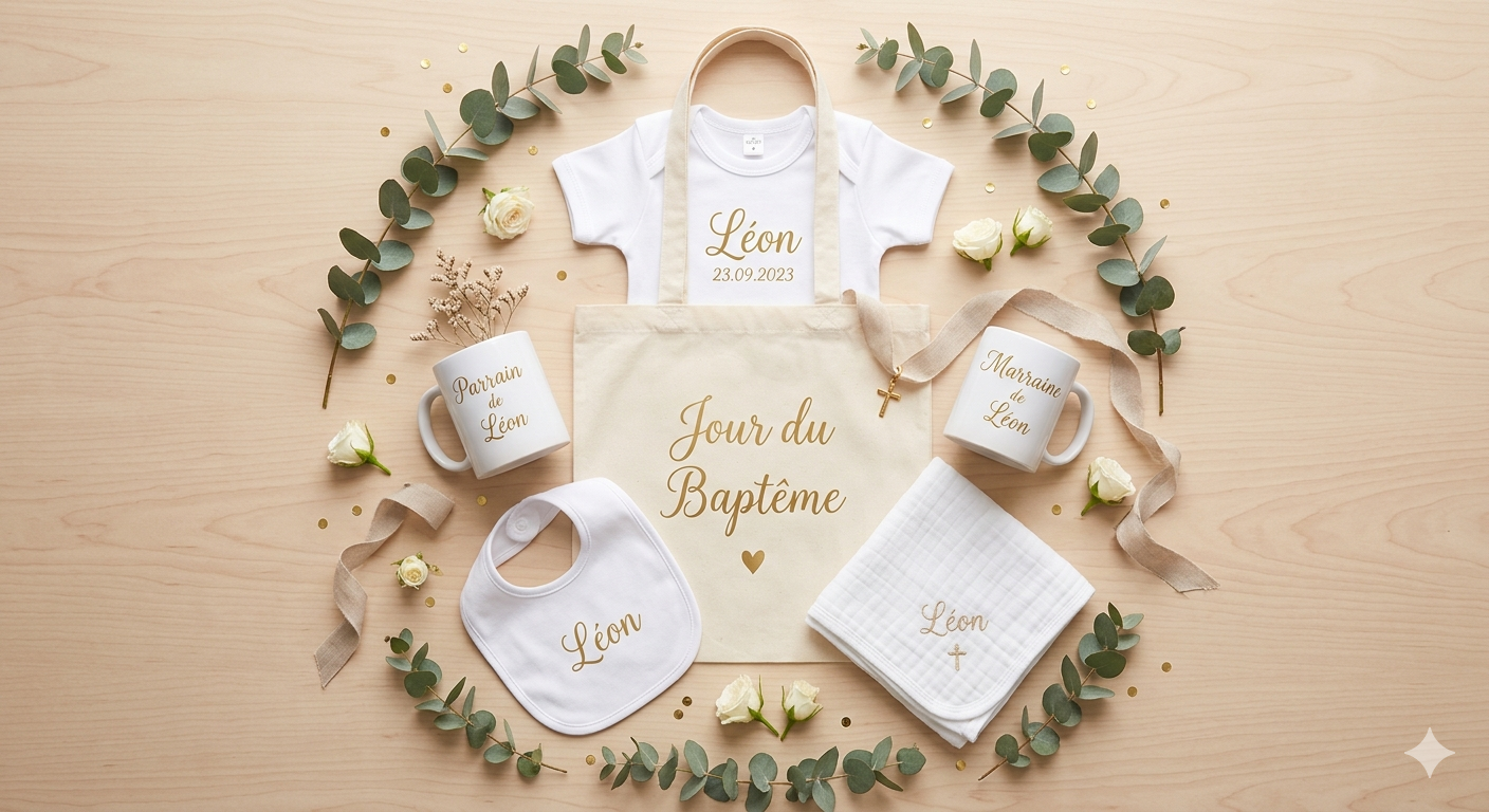 Pack Baptême Prestige — "Le Jour Parfait"