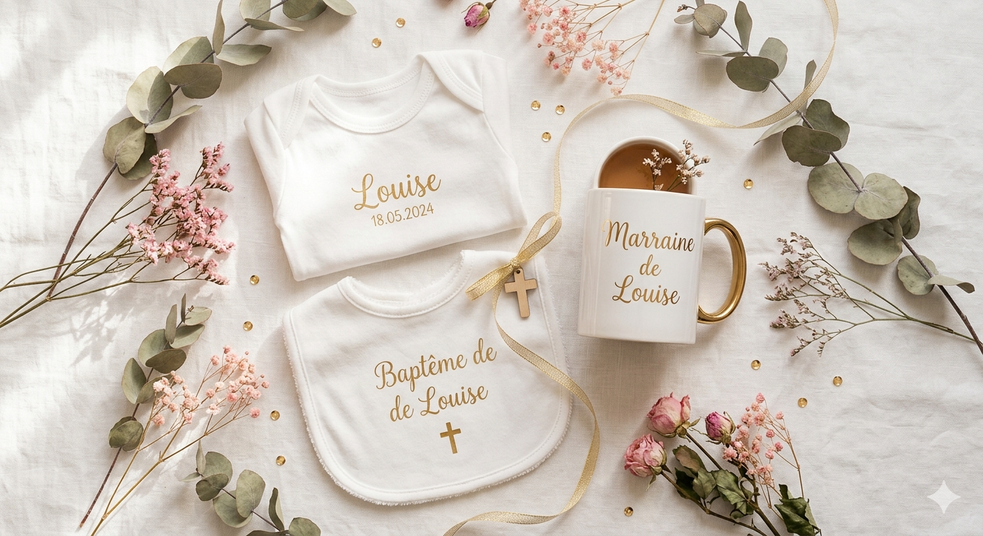 Pack Baptême Essentiel — "Les Premiers Souvenirs"